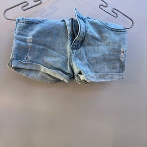 Garage retro high waist jean shorts